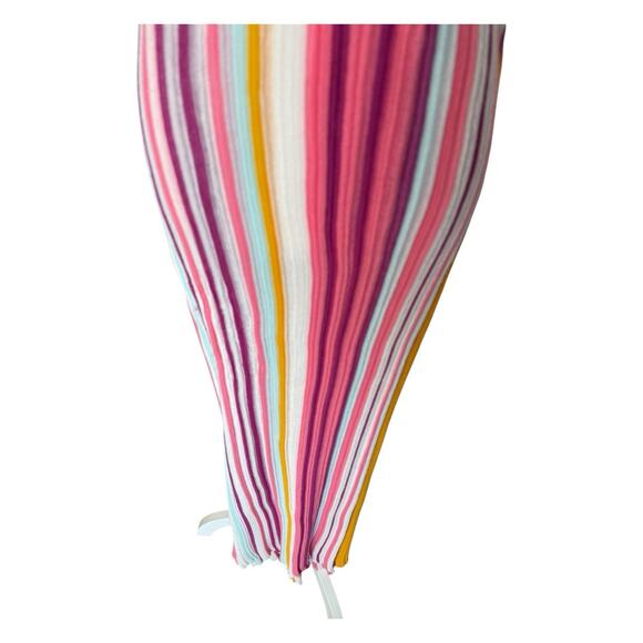 Lover The Label Holly Midi Dress Size 10 Rainbow Halter - Picture 4 of 16